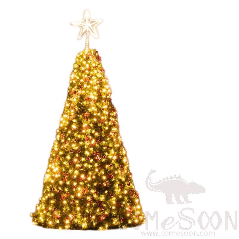 Christmas Trees, 6 Meters, Yellow+ Red, Outdoor and Indoor Can Be Used
