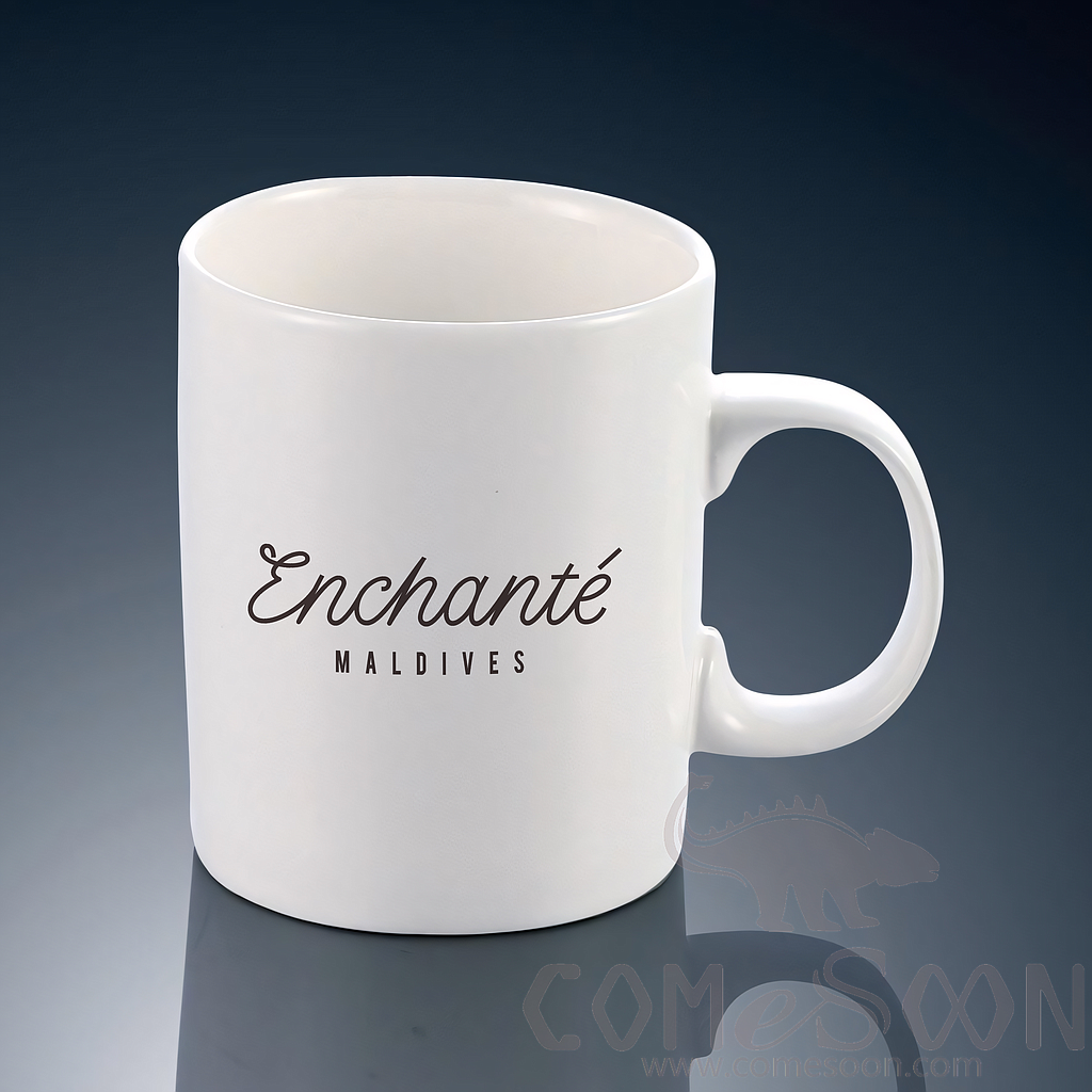 300ML Classical Guessroom Mug W/single Color Logo