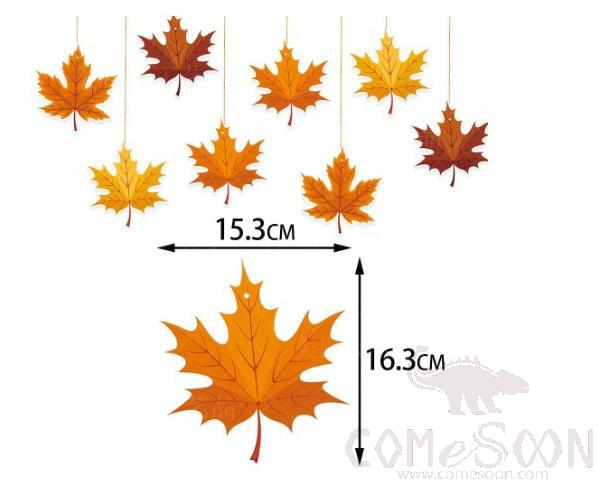 Maple Leaf Pendant, Paper, L15.3*W16.3cm