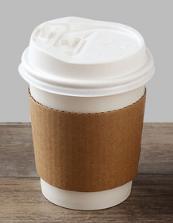 Coffee Cup W/cover, 8*5.4*9.1cm