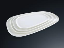 Irregular Shape White Tableware Yyyp Series- Plate 16" product image