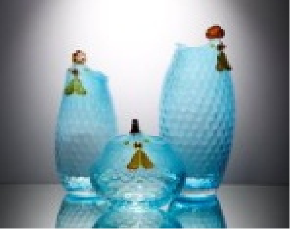 Glass Decorations/glass Vase L15 W15 H17cm