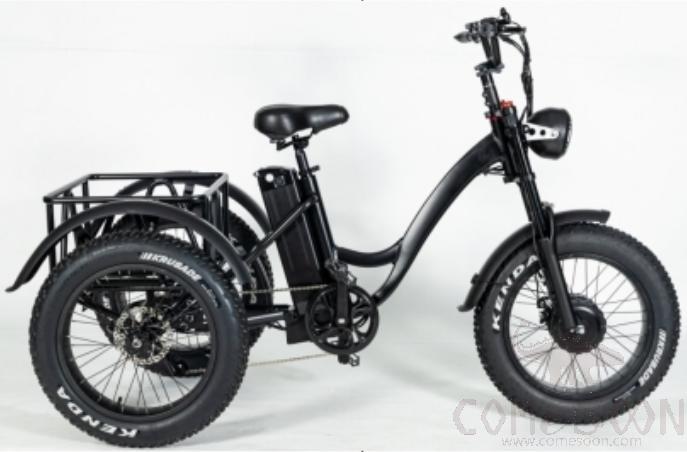 20"electric Aluminium Alloy Tricycle, 48v20ah 750w