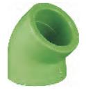 45° Elbow-Green DN 160