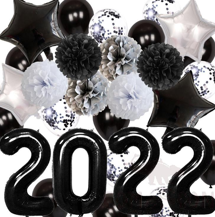 Black  Ny Balloon Set