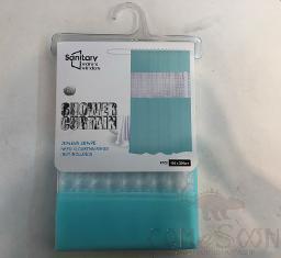 180x200 Spliced Shower Curtain-New Blue