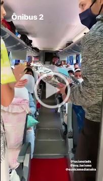 Vídeo: Da excursão de ontem pro Natal Luz. Gostei muito do presente ❤️