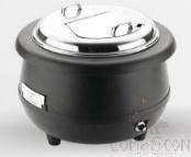 823 Series Electric Soup Warmer, S.s. Lid & Aluminium Water Jacket, W/o Soup Ladle, 10ltr / 10.5u.s.qt, 220v Ac, 50hz, 380w
