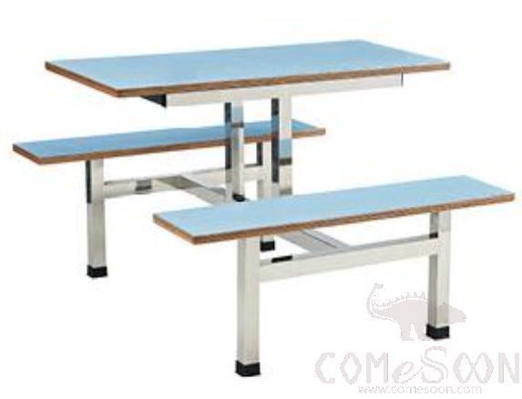Canteen Table & Chair-Steel Frame 1200*1600*750mm