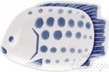 11" Fish Plate (Decal: Fish), White, Mf, 279*174*36mm product image