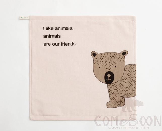 Cartoon Towel, Cotton, 34*34cm