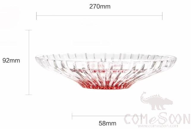 Blinkmax 26.7cm Small Fruit Plate Pink