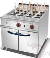 Gas Pasta Cooker with Cabinet, Dimension:l800w*900*H920mm, Power Supply:22kw
