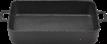 Gloss Black Glctangular Baking Pan, Cast Iron, 40*26*8cm