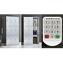 9-Door Locker, 1mm 304, H180*W90*42cm