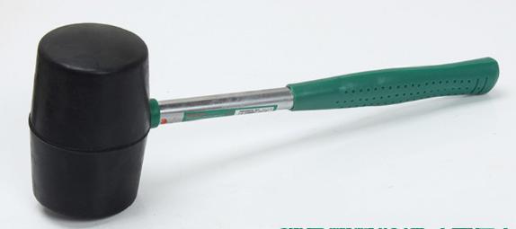 Steel Handle Rubber Hammer 500G