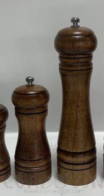 Pepper Mill, Rubber Wood, 8", D5.5*H20.3cm