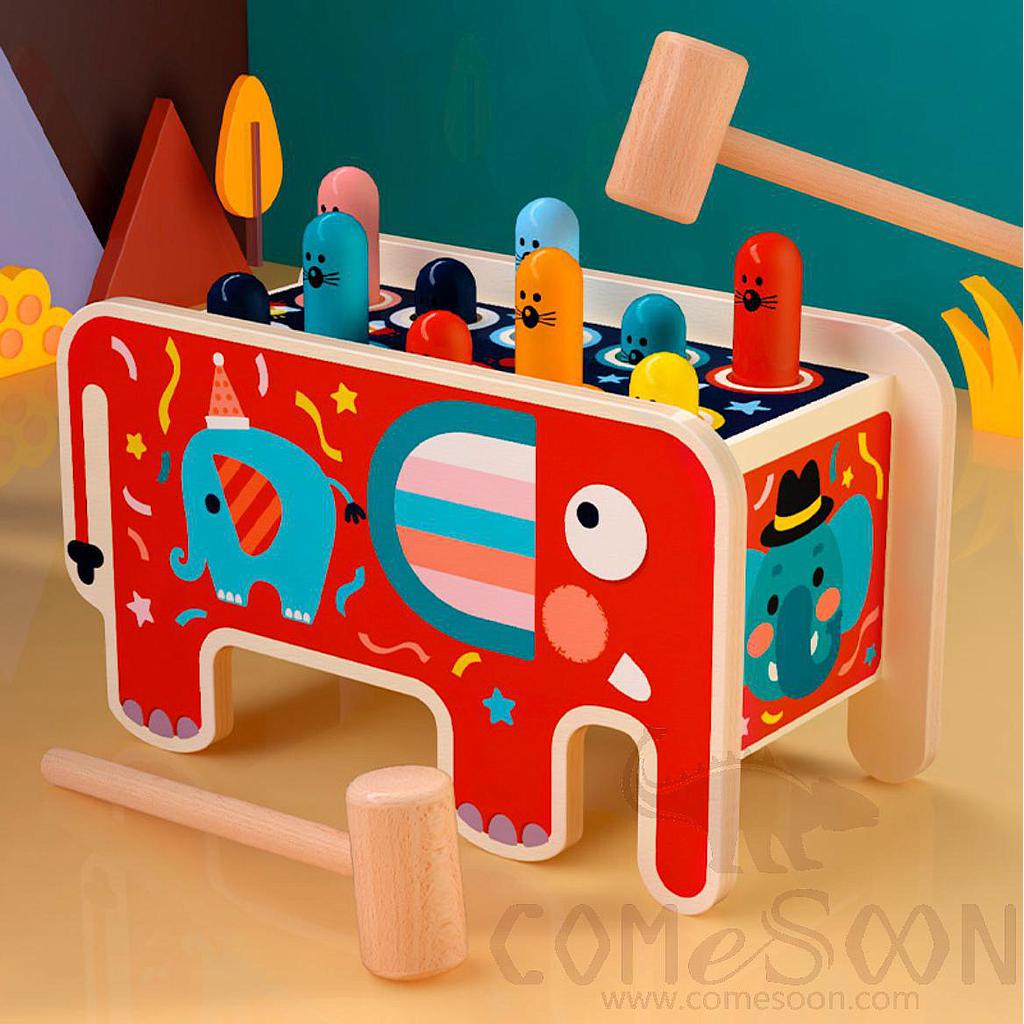 Whack-a-Mole, Lotus Wood+ Plywood