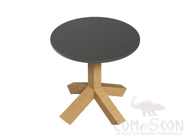 Marble Coffee Table-Φ45cm, Marble Table Top+ Metal Bottom Frame, Φ45*44cm