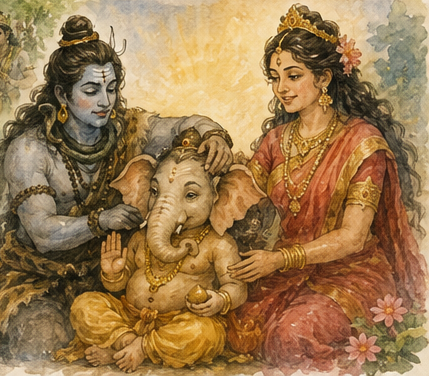 Rebirth of Lord Ganesh