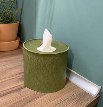 Tissue Box-Pu, 13*13*12cm