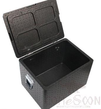 Black Insulated Box, with Nickel-Plated Handle and Hinge, PP, 30L