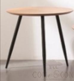 Table, Mdf Paste Oak Skin+ Sprayed Iron Feet
, D50* 45 cm product image