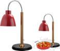Marble Base Red Steel Marquise Gold Plated Heat Preservation Light, 220v/250w, 500x280x870mm/base Φ280mm