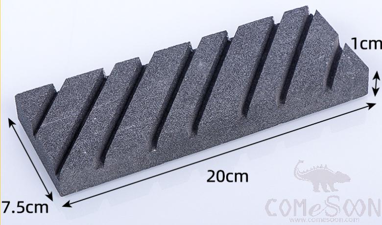 Fluted Sharpening Stones, Corundum, 20*7.5*1cm