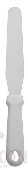 Spatula Plain-White, German 2cr13 Ss+ PP, Blade 8"