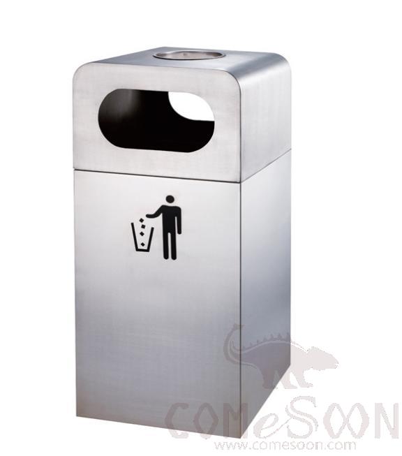 Trash Can, Stainless Steel, 400*320*850mm, Dustbins