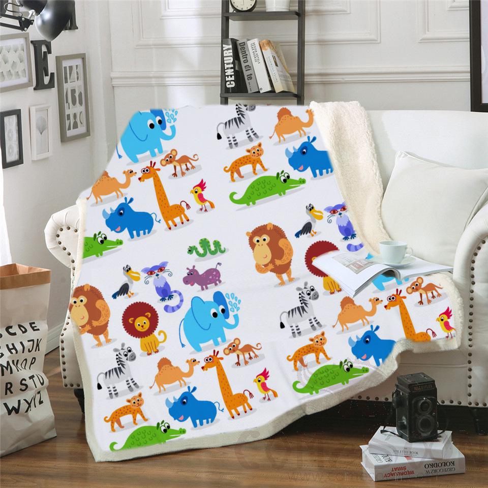 Cartoon Blanket, Crystal Velvet, 150*130cm