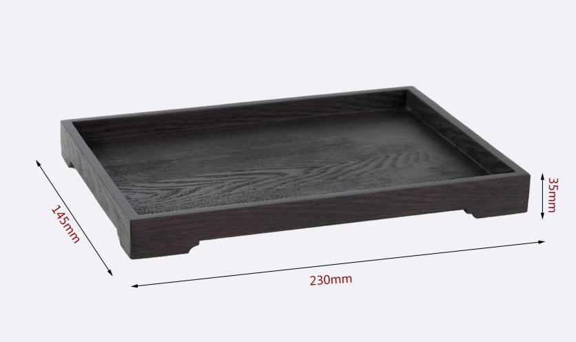 Towel Tray, Wood Resin, 230*145* 35 mm