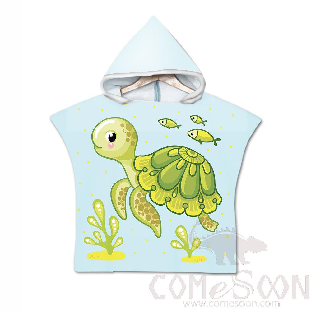 Kid's Cape Beach Towel, Microfiber, 60*80cm
