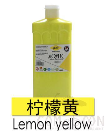 Acrylic Paint, Lemon Yellow