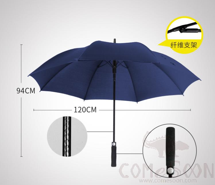 Umbrella, D120cm*8k, Navy Blue