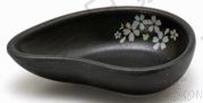 4.5″ Condiment Plate, Matte Black, Mf, 103.4*66.8*25.5mm