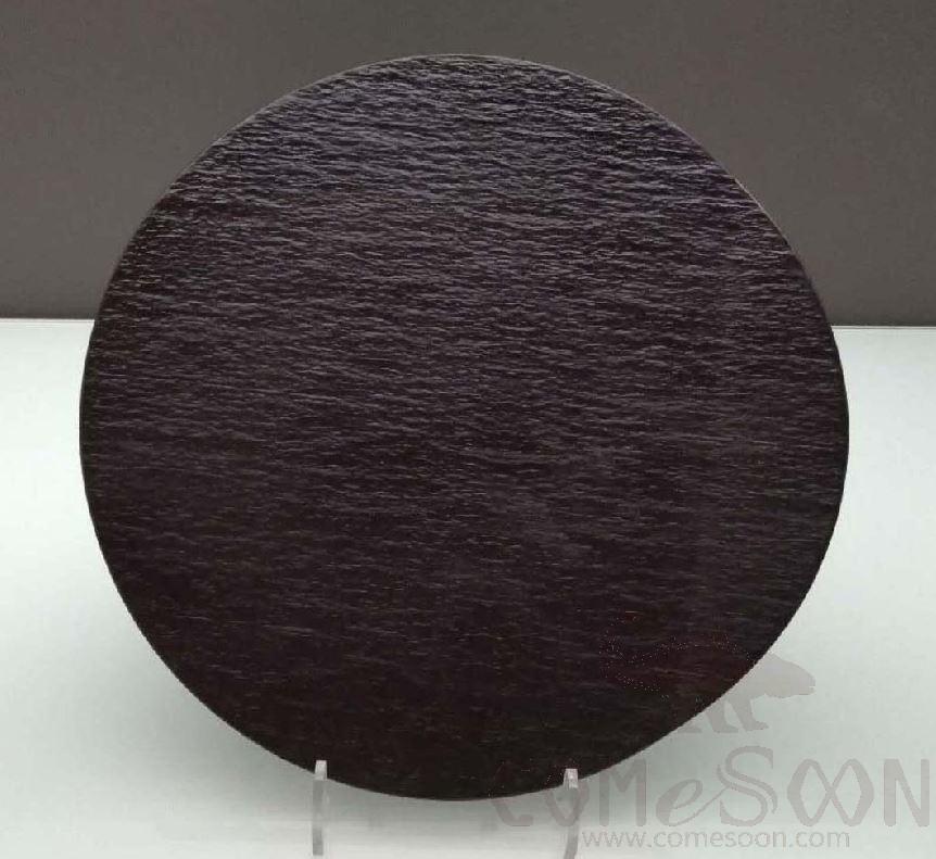 20118 Series 12.25" Rounded Flat Plate - Matt Black