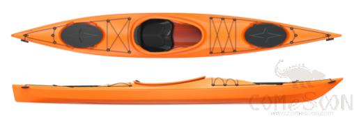 14FT-4.2m Ocean Fishing Boat, Lldpe, L420*W60.5*H38.5 cm