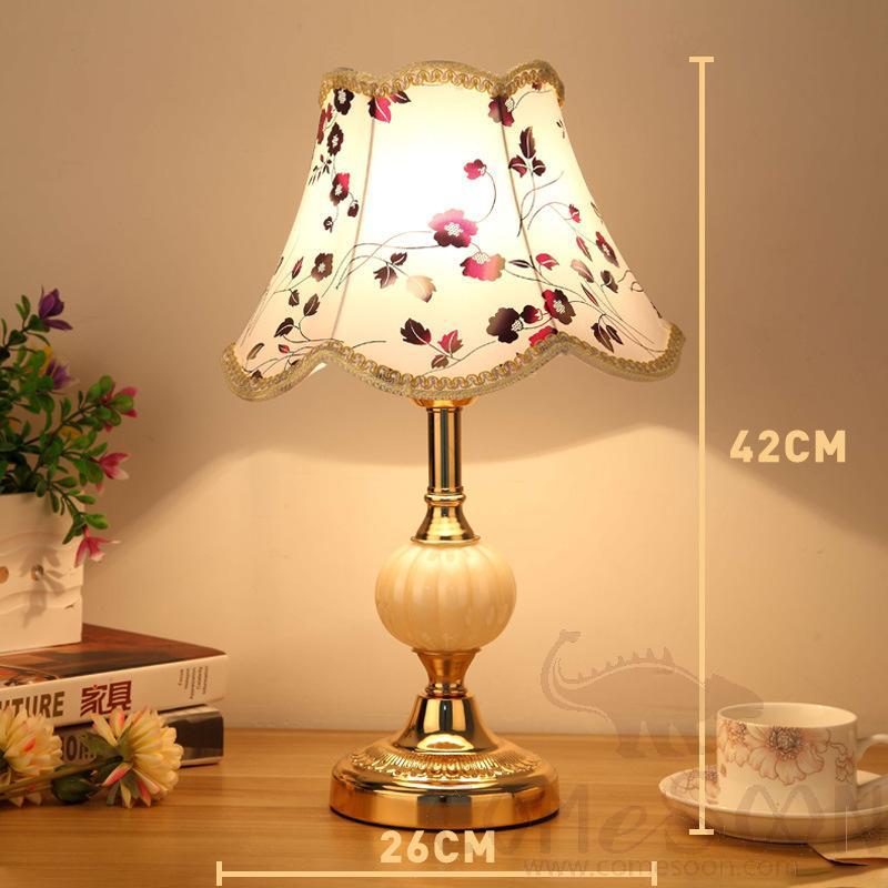 台灯-D26*H42cm-按钮开关
