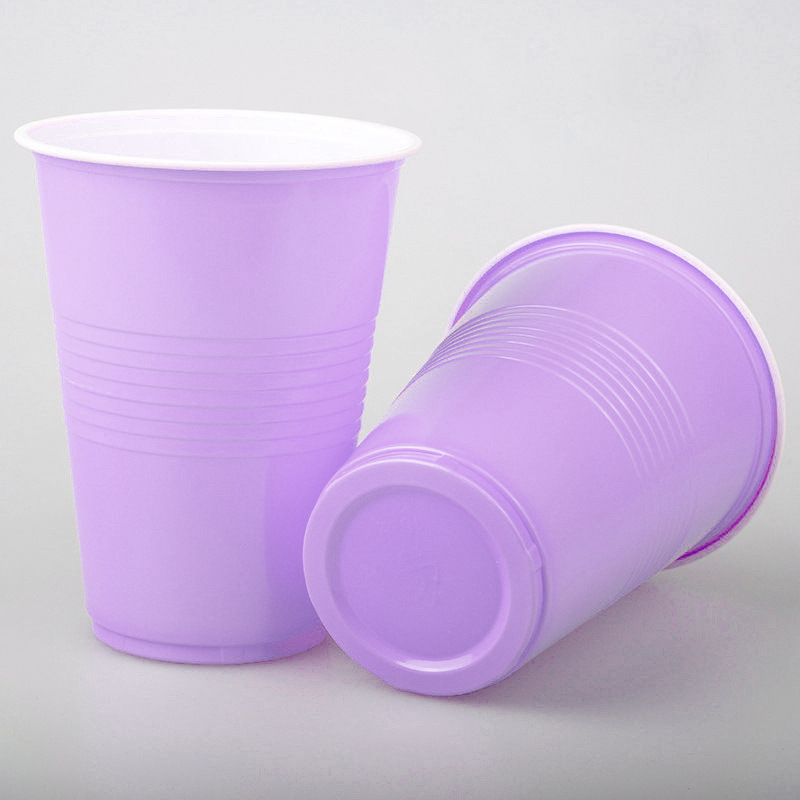 Disposable Plastic Glass, PP, 16oz, Purple
