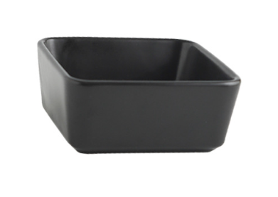 Bowl Square 8.8cm Black