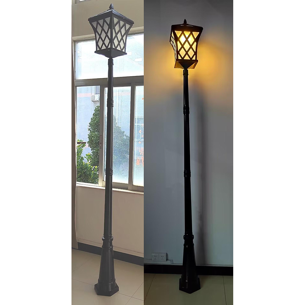 Solar Pillar Light, 3000k, L31*W31*H268 cm