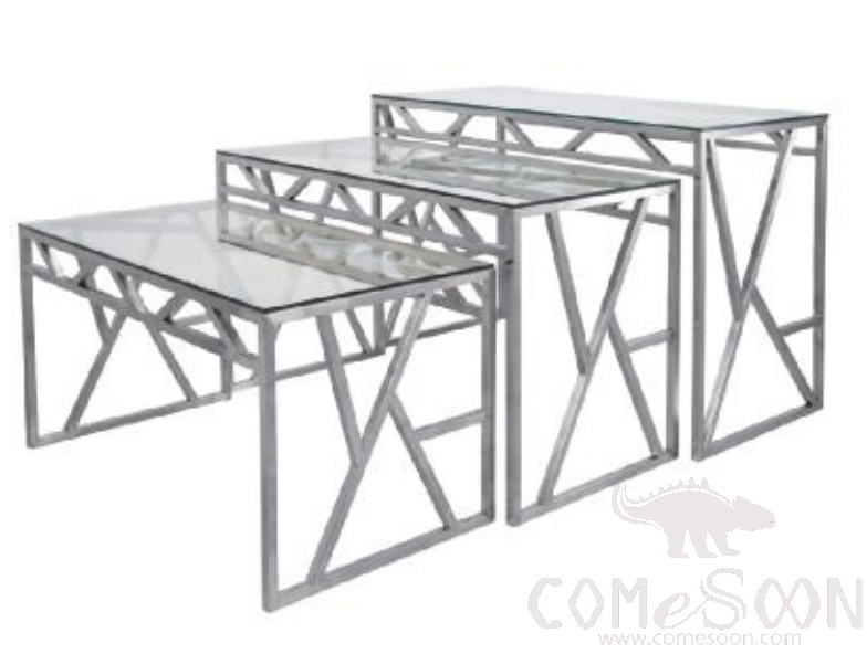 SUS 201 Display Table L-Sized, L1400*W650*H950mm