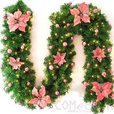 2.7m Pink Garland with Light product image