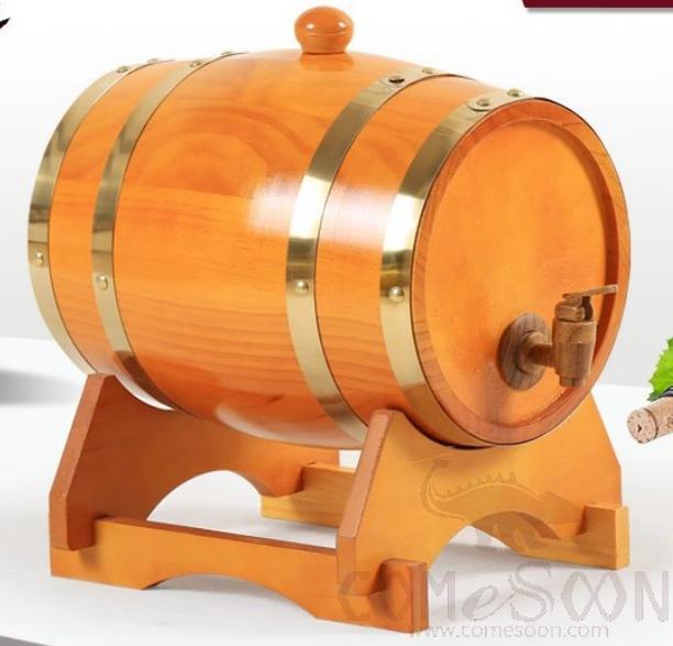 Pine Wooden Wine Barrel 3L