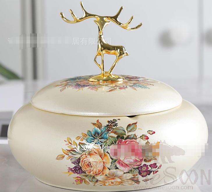 Resin Ashtray, Φ15.8*H13.7cm