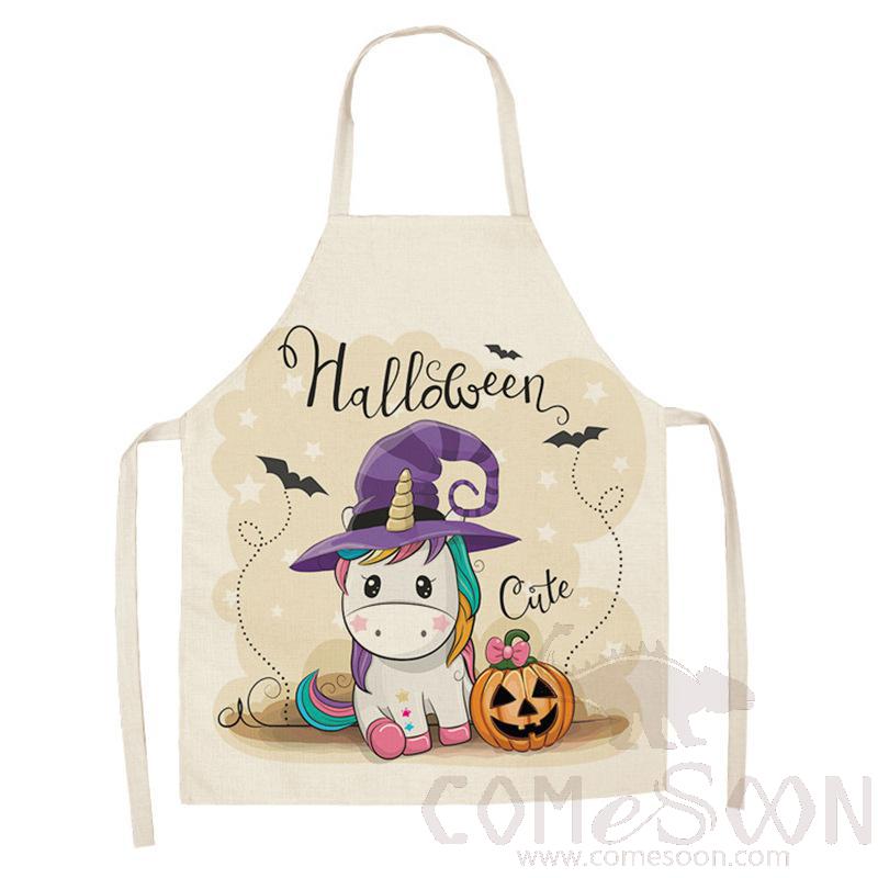 Unicorn Apron, Linen, 55*68cm
