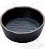 6.5" Korean Seasoning Plate, Frosted Spray Dot White Orange Border, Mf, 165*165*35mm product image