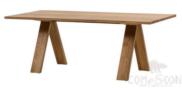 Solid Wood Dinning Table, 220*90*75cm
